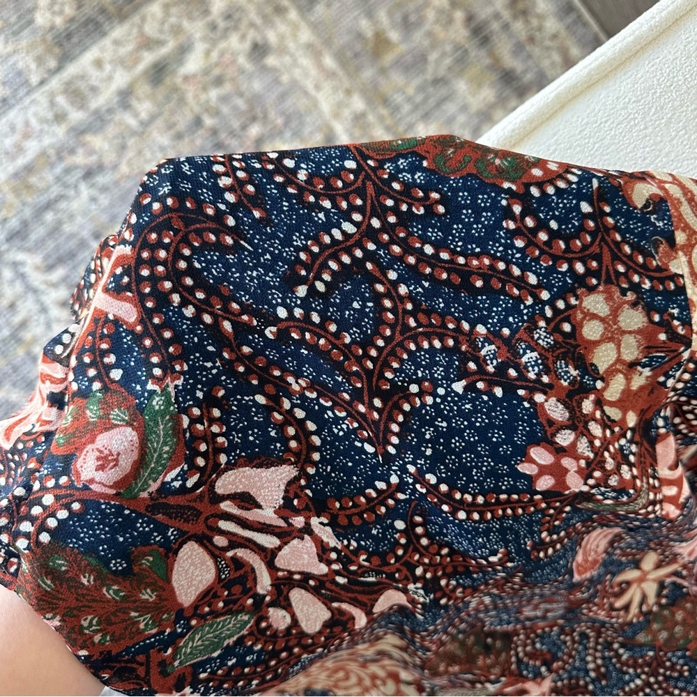 XSOLDX Madewell paisley mini dress large - Picture 6 of 6